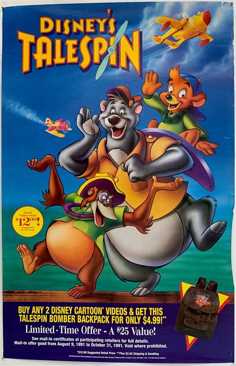 Disney's Talespin Poster – Poster Museum