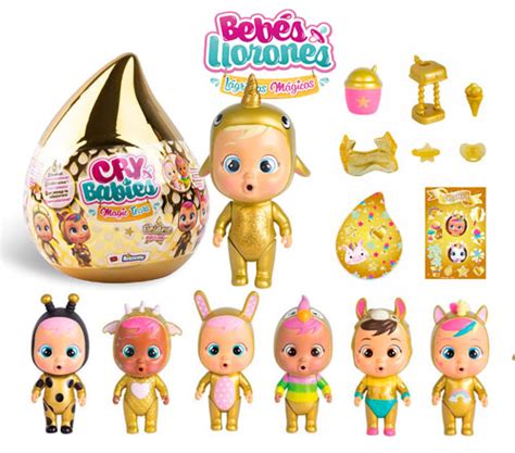 Bebés Llorones Dorados - GOLDEN EDITION - Timbitoys