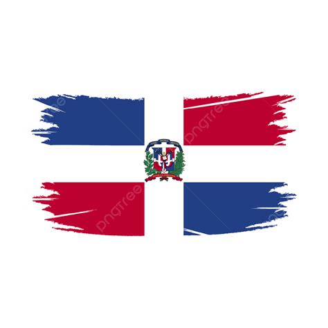 Dominican Republic Flag Illustration PNG, Vector, PSD, and Clipart With Transparent Background ...