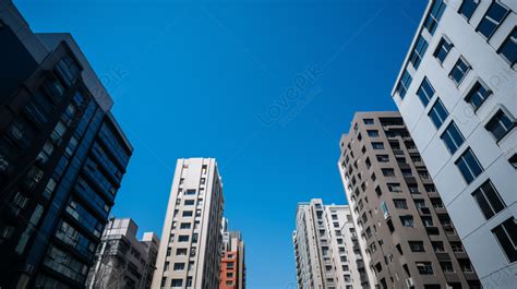 Blue Sky With Buildings, Building Backgrounds, Blue Backgrounds, Blue Sky Backgrounds Download ...