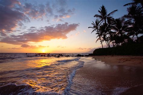 🔥 [40+] Sunset Hawaii Beach Wallpapers | WallpaperSafari