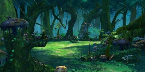 Cartoon Forest Scene 01 3D model | CGTrader