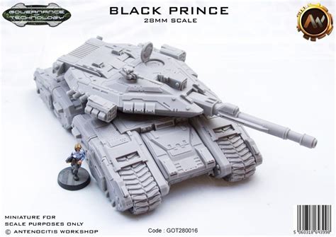 Antenociti’s Workshop Fires Up The Black Prince Tank – OnTableTop – Home of Beasts of War