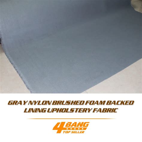 High Quality gray foam backing roof lining auto ceiling pro UPHOLSTERY cover headliner fabric ...