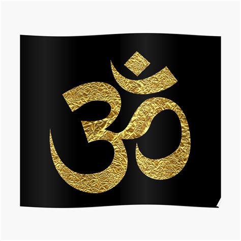 "Om Symbol Gold" Poster by limitlezz | Redbubble