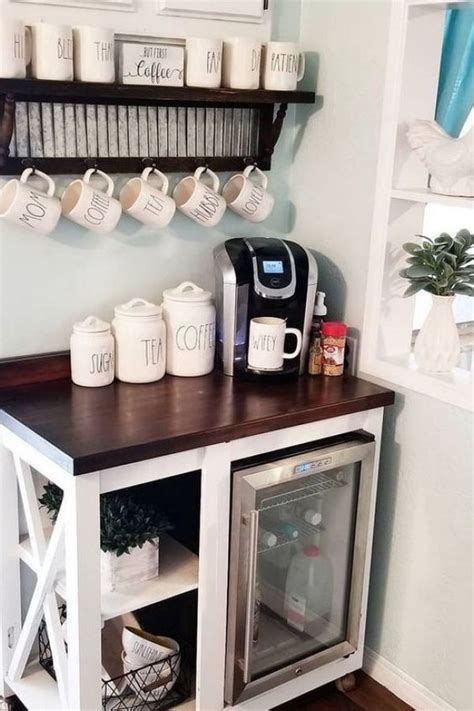 Coffee Nook en 2020 (con imágenes) | Barras de café en casa, Estaciones ...