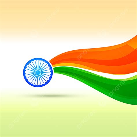 India Flag Vector Hd Images, Indian Flag Design Made In Wave Style Flag Of India, Waves, Flag Of ...