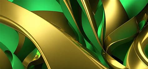 Abstract Green Gold Background, Gold Background, Abstract Green Background Image And Wallpaper ...