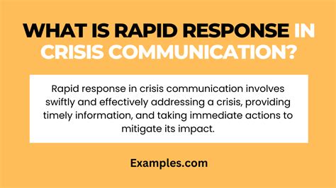 Rapid Response in Crisis Communication: Examples, PDF