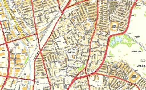 Liverpool City Centre Street Map | I Love Maps