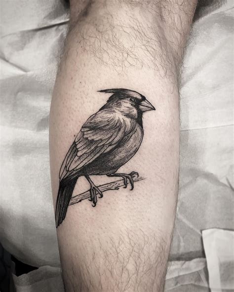 Share 51+ cardinal tattoo black and white latest - in.cdgdbentre