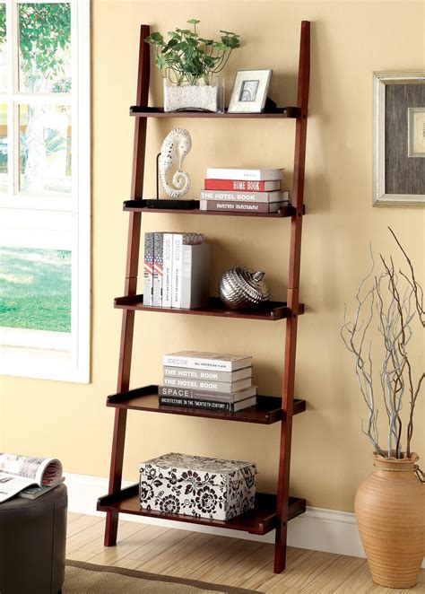 Bookshelf Decorating Ideas - Decor Around The World | Leaning bookcase ...