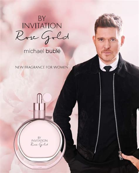 By Invitation Rose Gold Michael Buble perfume - a new fragrance for ...