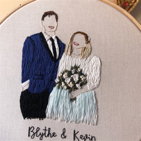 Custom Wedding Gift Wedding Gift Personalized Embroidery | Etsy