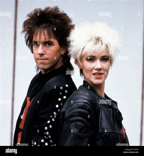 Roxette, Swedish pop band, founded in 1986, Per Gessle, Marie Fredriksson, portrait, September ...