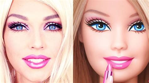 Woman Transforms Herself Into Barbie Using Only Makeup | Barbie makeup, Doll makeup tutorial ...