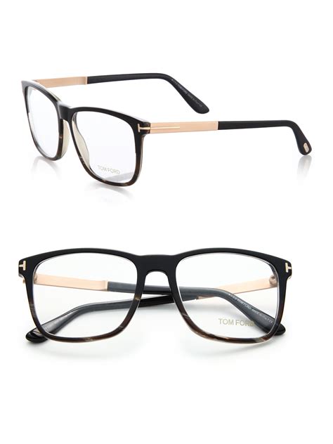 Lyst - Tom Ford Square Optical Frames in Black