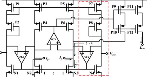 The current amplifier design. | Download Scientific Diagram