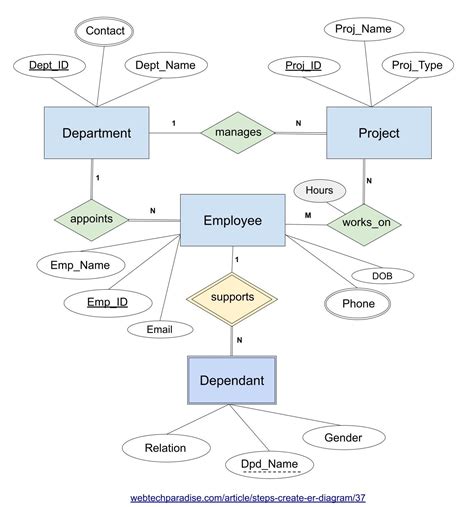 Create ER Diagram