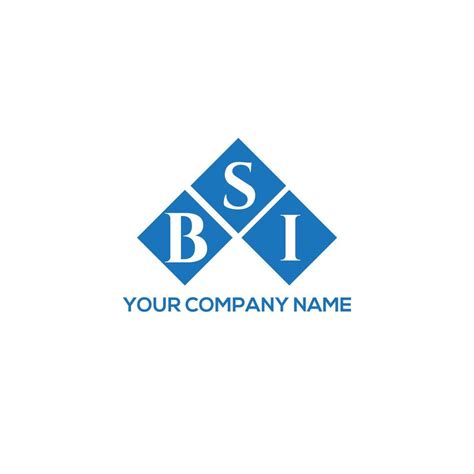 BSI letter logo design on white background. BSI creative initials ...