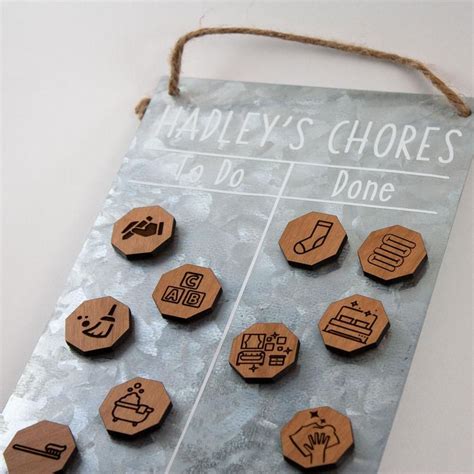 Chore Magnets, Magnetic Chore Chart, Chore Chart Kids, Chore Charts, Tidy Room, Clean Room ...