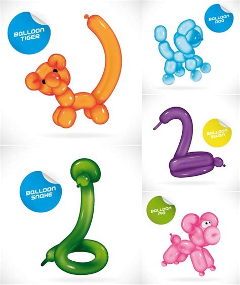 Balloon Animals Clipart | Free download on ClipArtMag