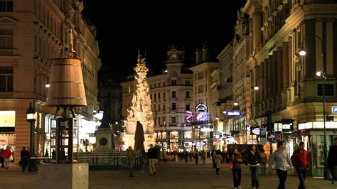 Vienna Austria! A place to be seen at night! - YouTube