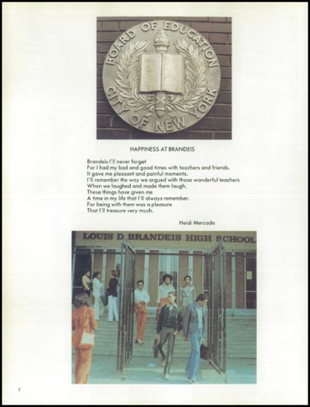 Explore 1977 Louis D. Brandeis High School Yearbook, New York NY ...