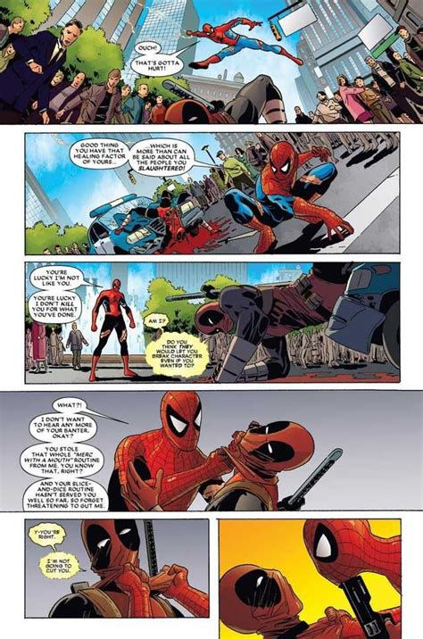 Deadpool Kills Spiderman Comic