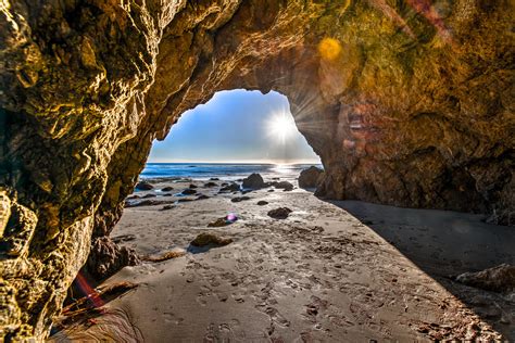 El MAtador Beach Sea Cave Sunset! Nikon D800E Dr. Elliot M… | Flickr