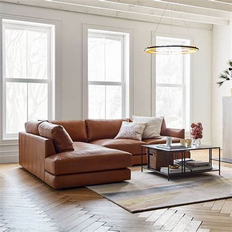 20 Modern Leather Sectionals In A Variety Of Styles You'll Love ...