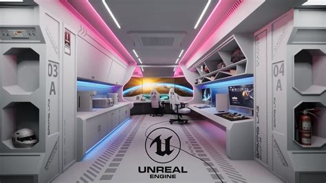 Unreal Engine, Game Room, Spaceship, Engineering, White Cottage, Houses, Space Ship, Spacecraft ...