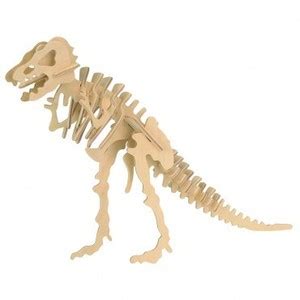 T. rex 3D Puzzle DXF File Free Download - 3axis.co