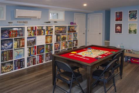 A basement renovation for board game enthusiasts - J.P. Hoffman Design ...