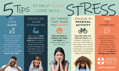 Five Tips to Help Teens Cope with Stress « Mental Health First Aid