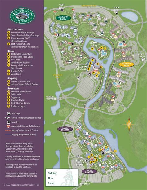 Port Orleans French Quarter Map • WDW Vacation Tips