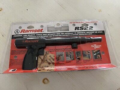 Ramset RS22 Single Shot Concrete Nail Gun | eBay