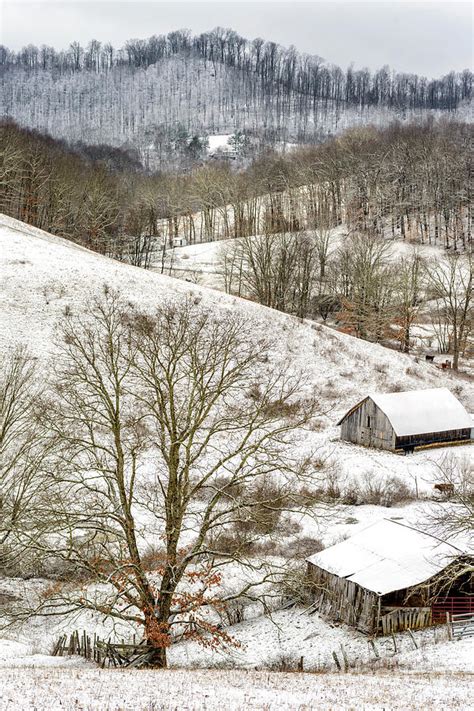 Winter Farm Scene Photograph by Thomas R Fletcher - Fine Art America