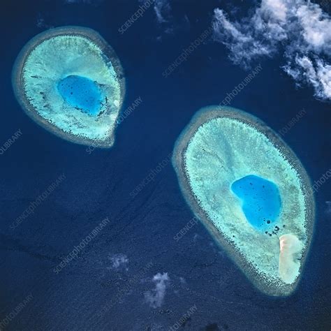 Atolls, Baa Atoll, Maldives - Stock Image - C026/5598 - Science Photo ...