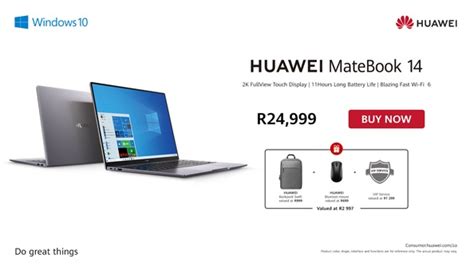 The HUAWEI MateBook 14 offers an 11-hour ‘no charger required' user ...