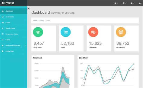 55+ Free HTML5 Responsive Admin Dashboard Templates 2019