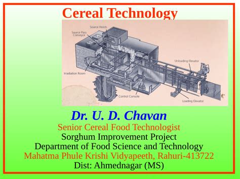 (PDF) Cereal Processing Technology