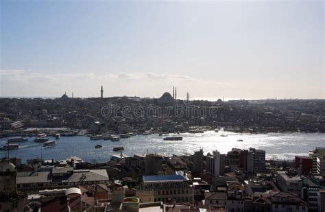 Istanbul from Galata Tower, the Panorama from the Stock Photo - Image of city, galata: 13339508