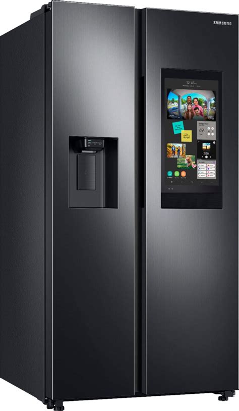 Questions and Answers: Samsung 26.7 cu. ft. Side-by-Side Smart Refrigerator with 21.5" Touch ...