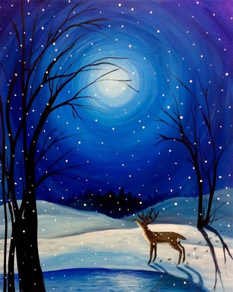 Paint nite | Canvas art painting, Christmas canvas art, Christmas paintings on canvas