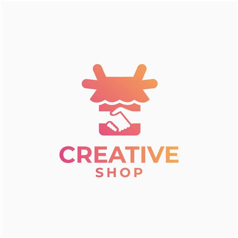 Creative shop logo, deal logo design, commerce design concept, house ...