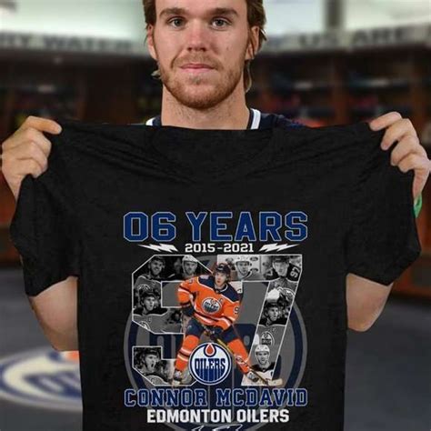 Connor Mcdavid Signature T-Shirt - Bluefink