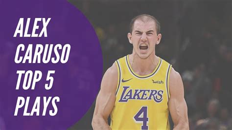 TOP 5 Plays of Alex Caruso's Career with the Lakers - Win Big Sports