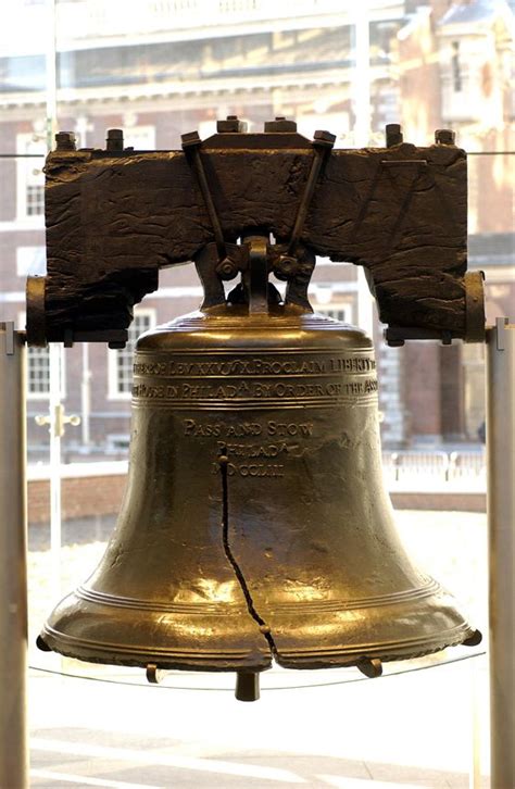 The inscription on the Liberty Bell is: "Proclaim liberty throughout all the land unto all the ...