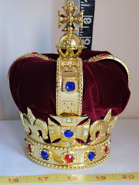 Royal Collection Trust Replica of St. Edward's Crown, used for Queen Elizabeth II Coronation.